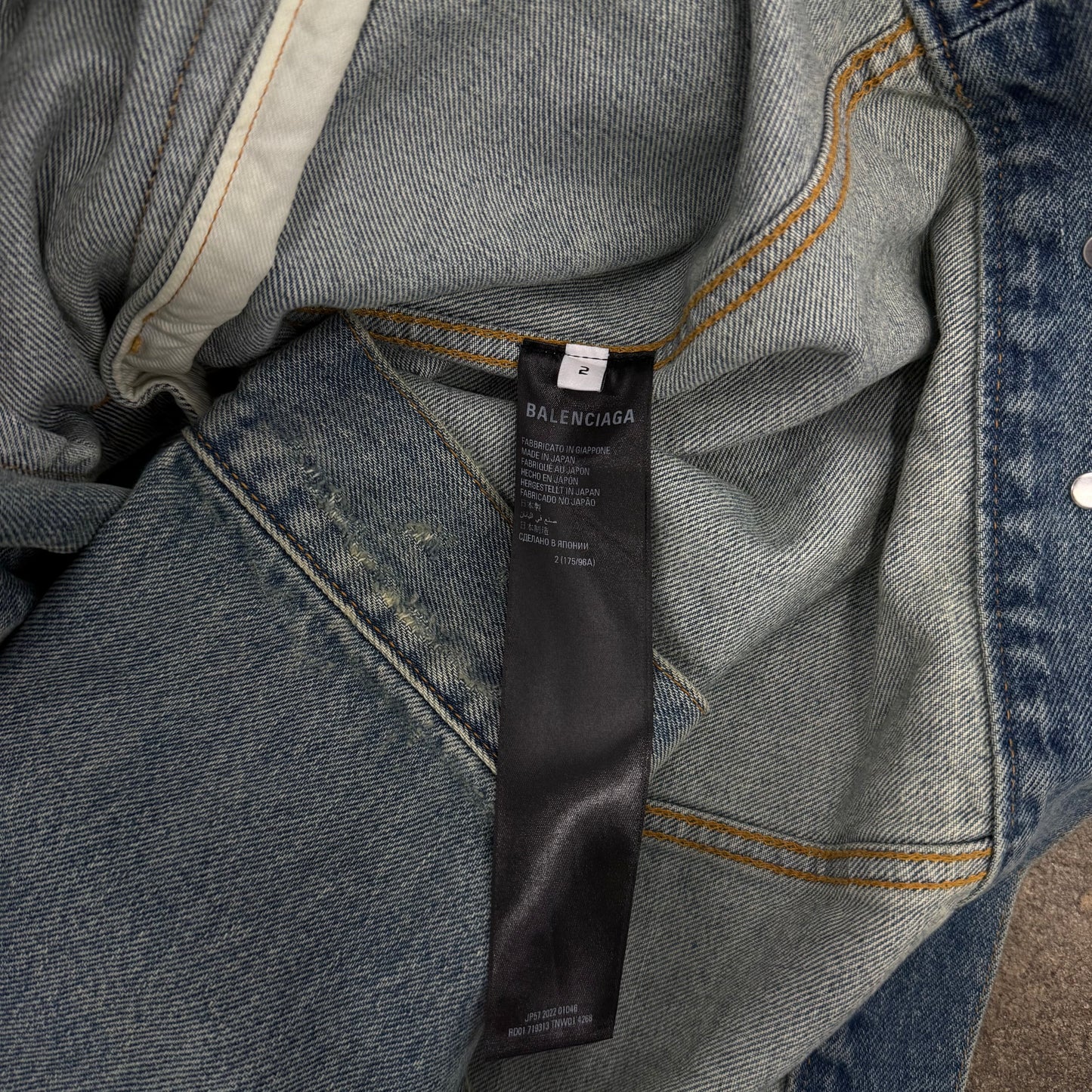 Balenciaga Denim Hoodie
