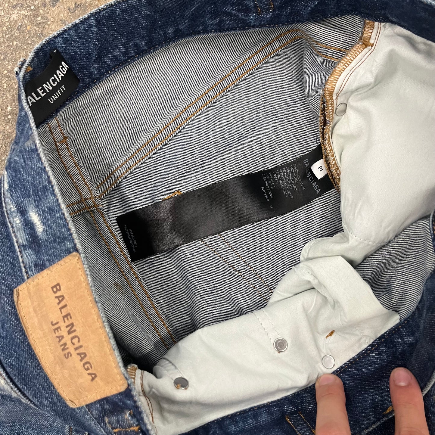 Balenciaga AW22 Scribble Denim