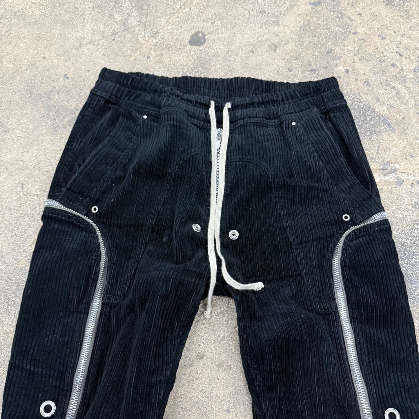 Rick Owens FW22 Runway Bauhaus Cargo Corduroy