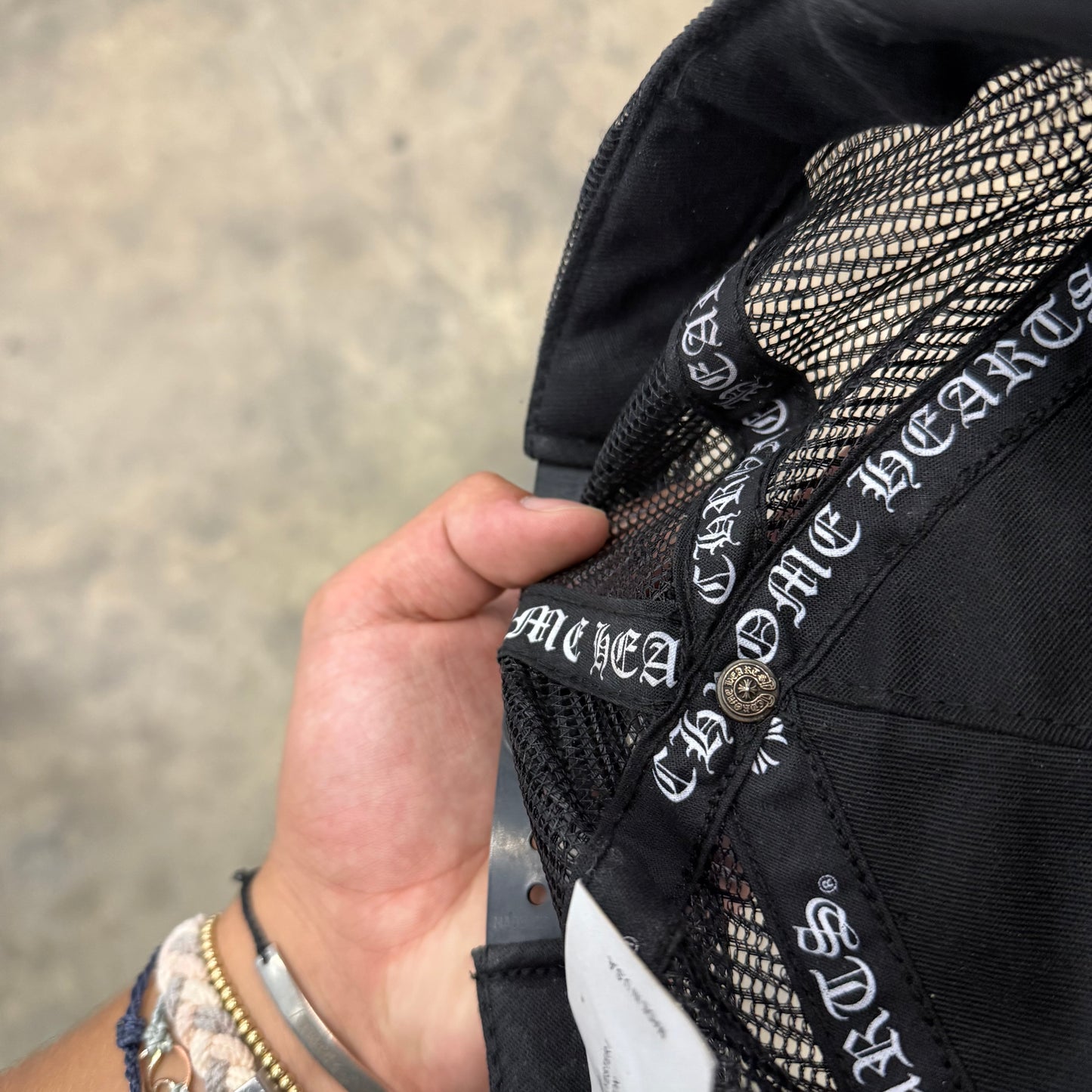 Chrome Hearts Cemetery Cross Trucker