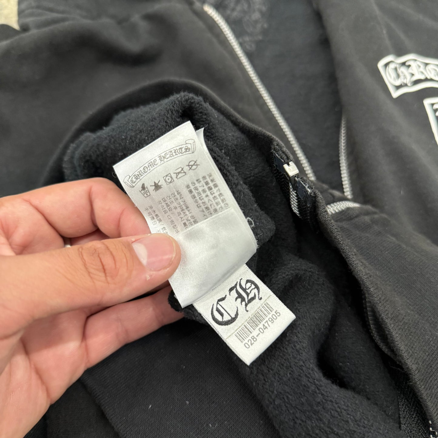 Chrome Hearts T-Bar Zipup