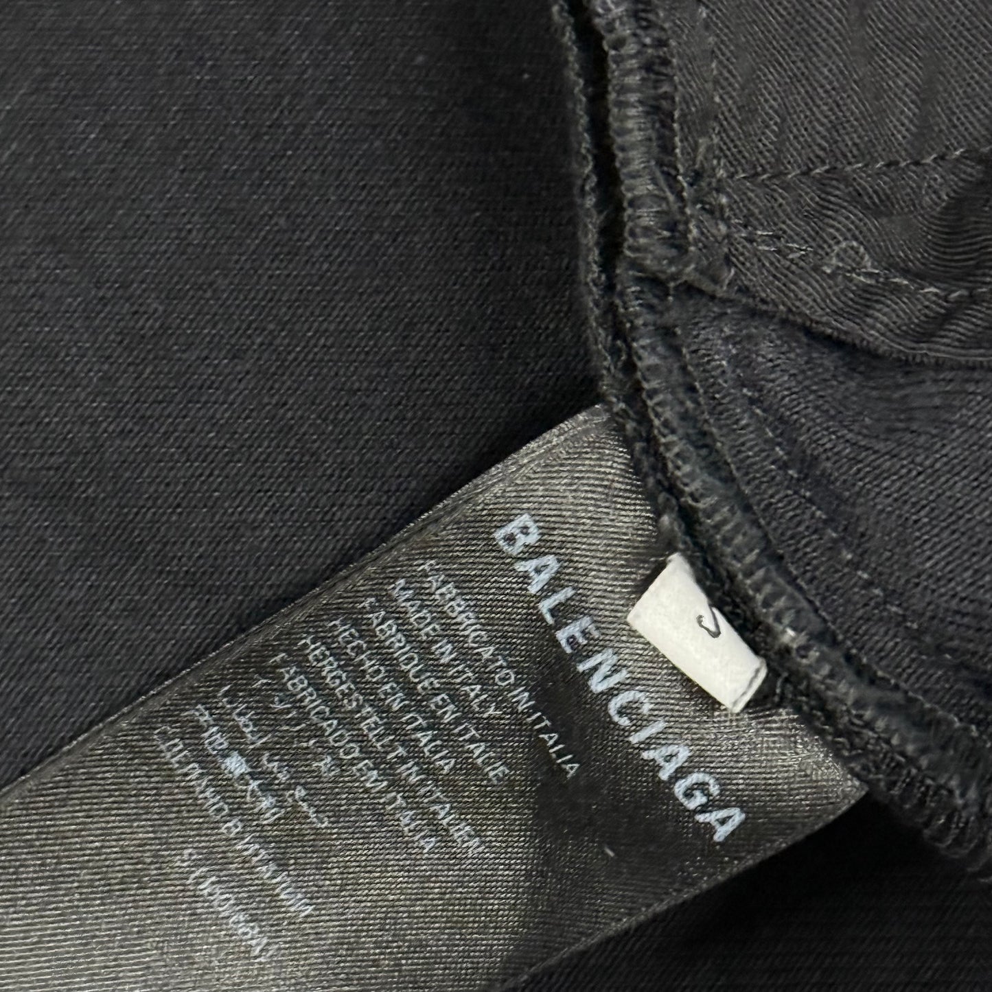 Balenciaga Destroyed Oil Spill Denim