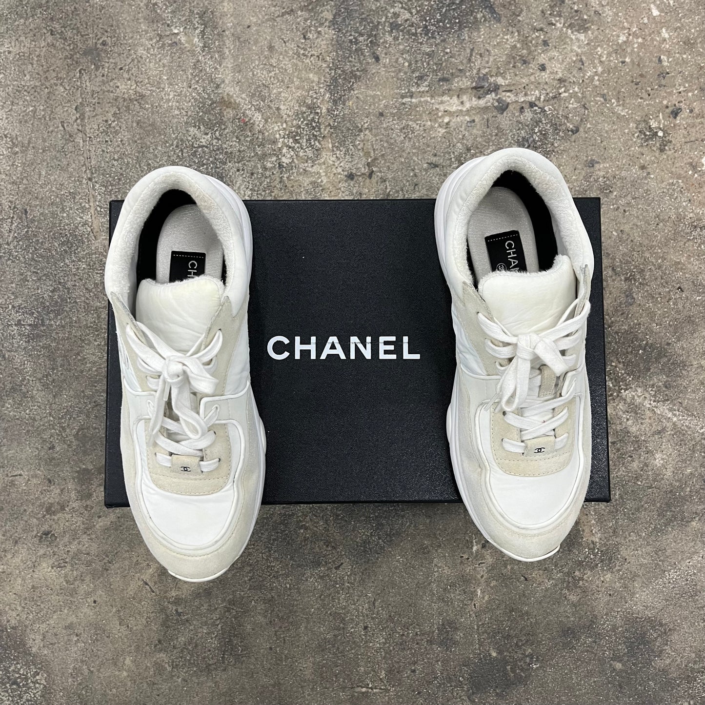 Chanel White Trainers