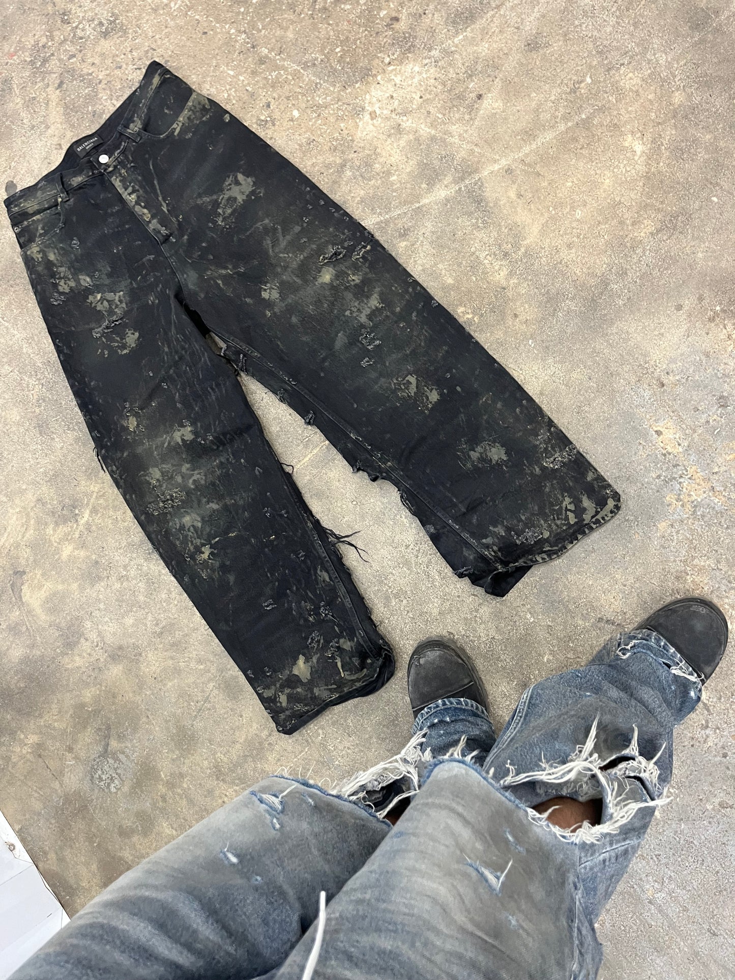 Balenciaga Destroyed Denim