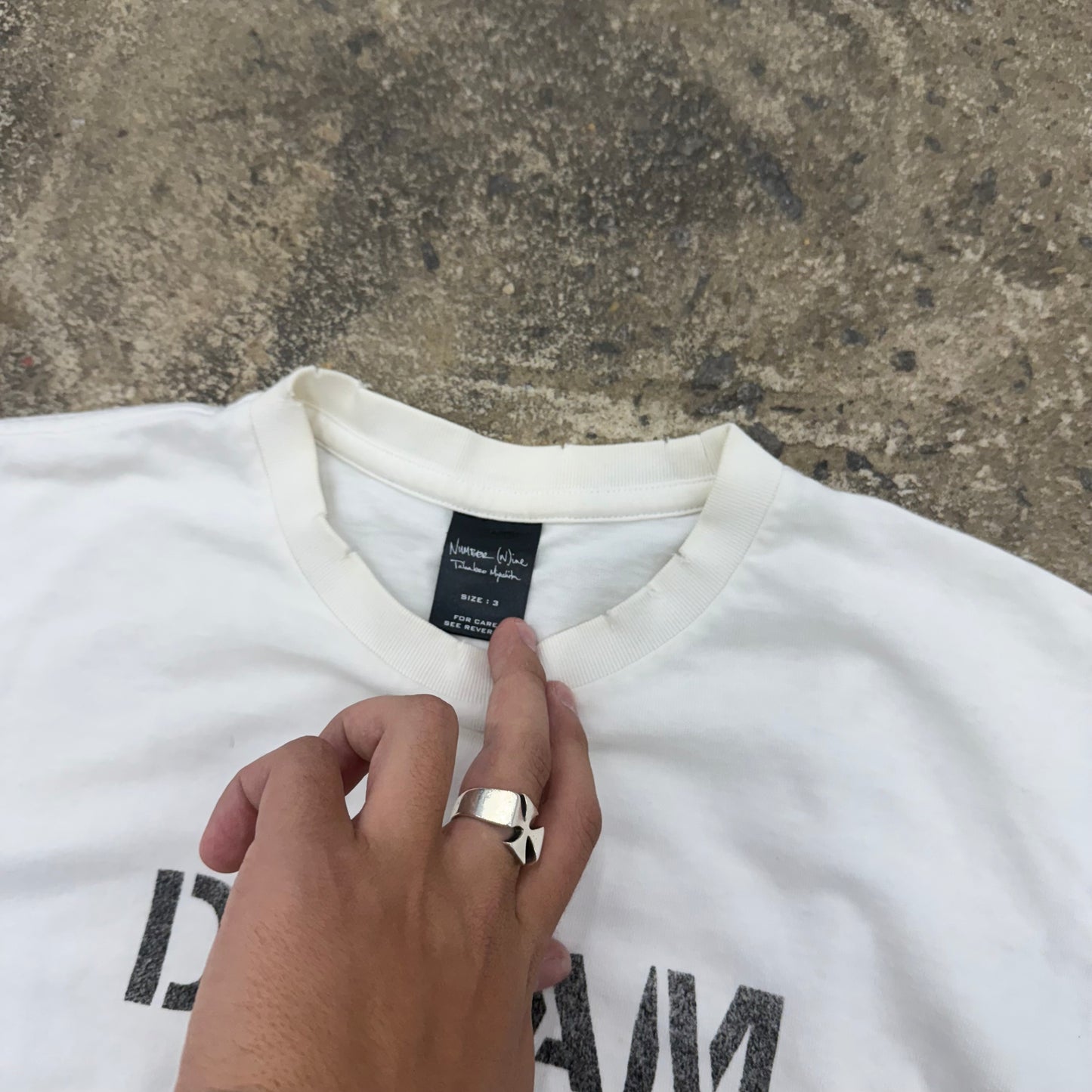 Number (N)ine SS04 Dream Baby Dream tee