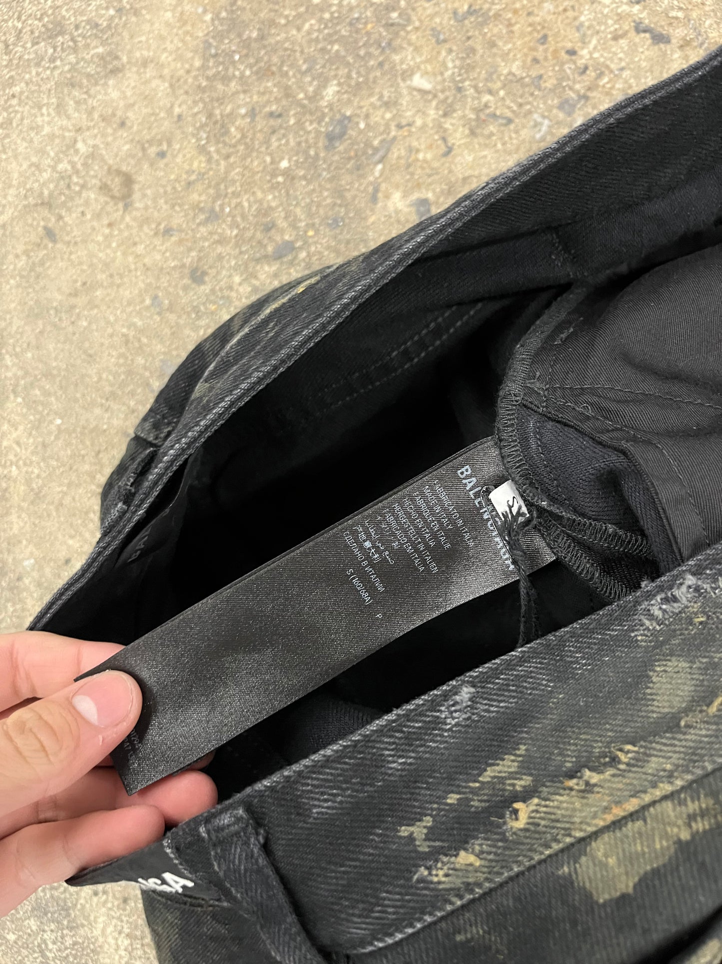 Balenciaga Destroyed Denim