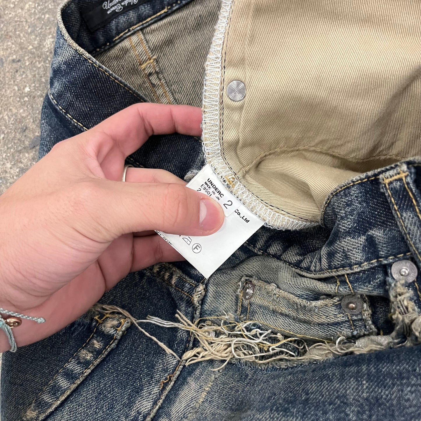 Undercover 68 Blue Yarn Denim