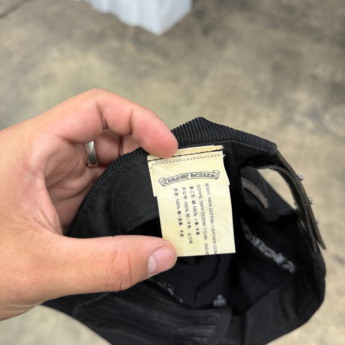 Chrome Hearts Dagger Corduroy Hat