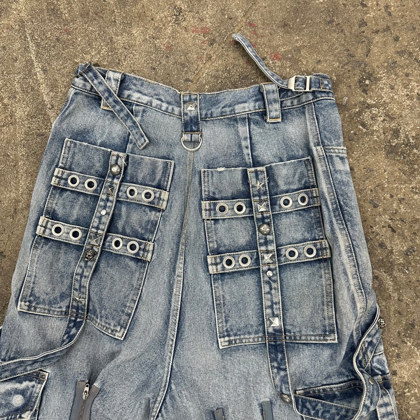 Balenciaga Raver Denim in Blue