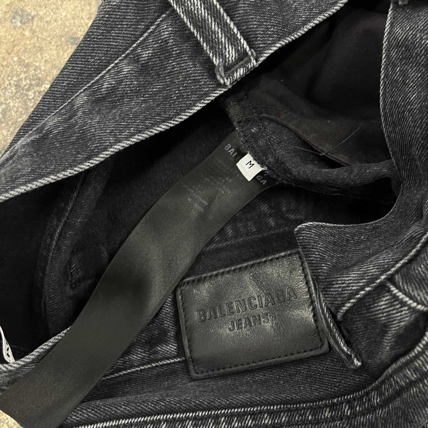 Balenciaga Distressed Flared denim