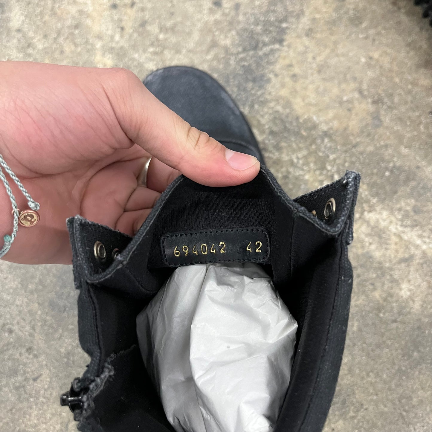 Balenciaga Distressed Strike Boot
