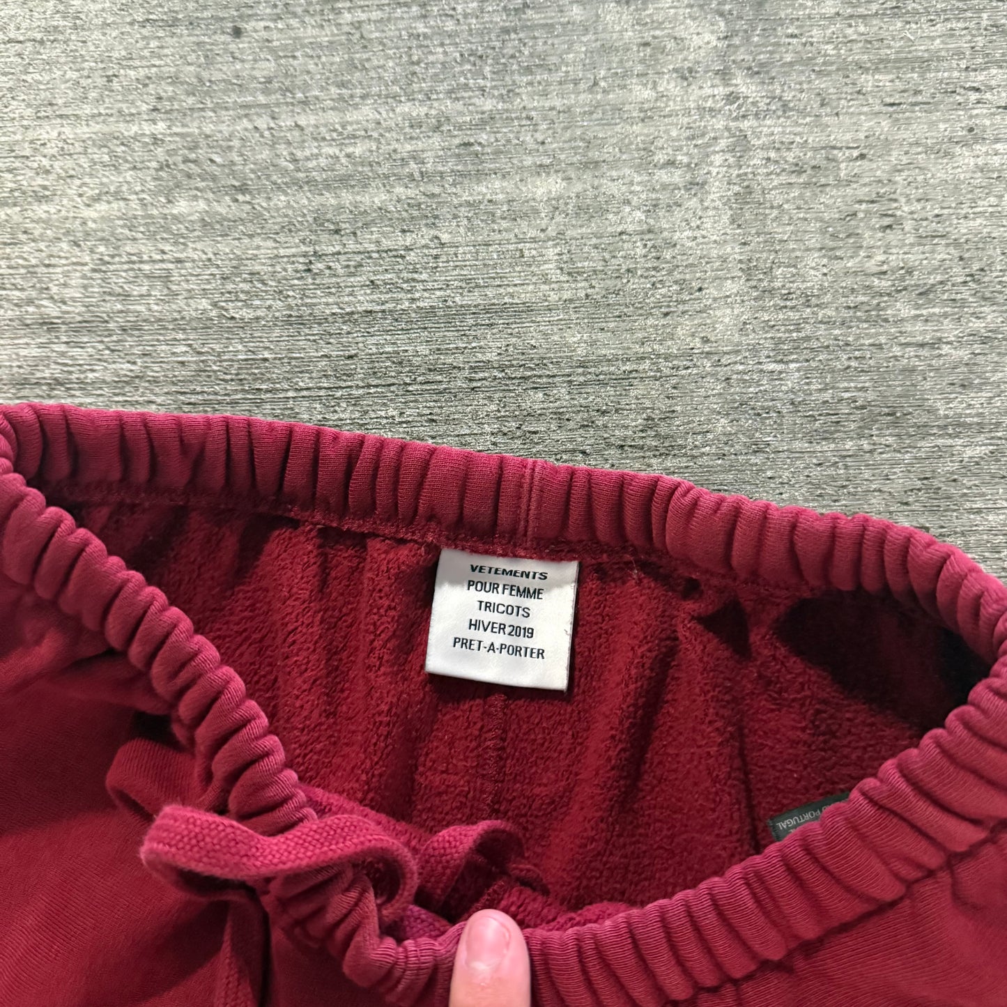 Vetements Spell out Sweatpants