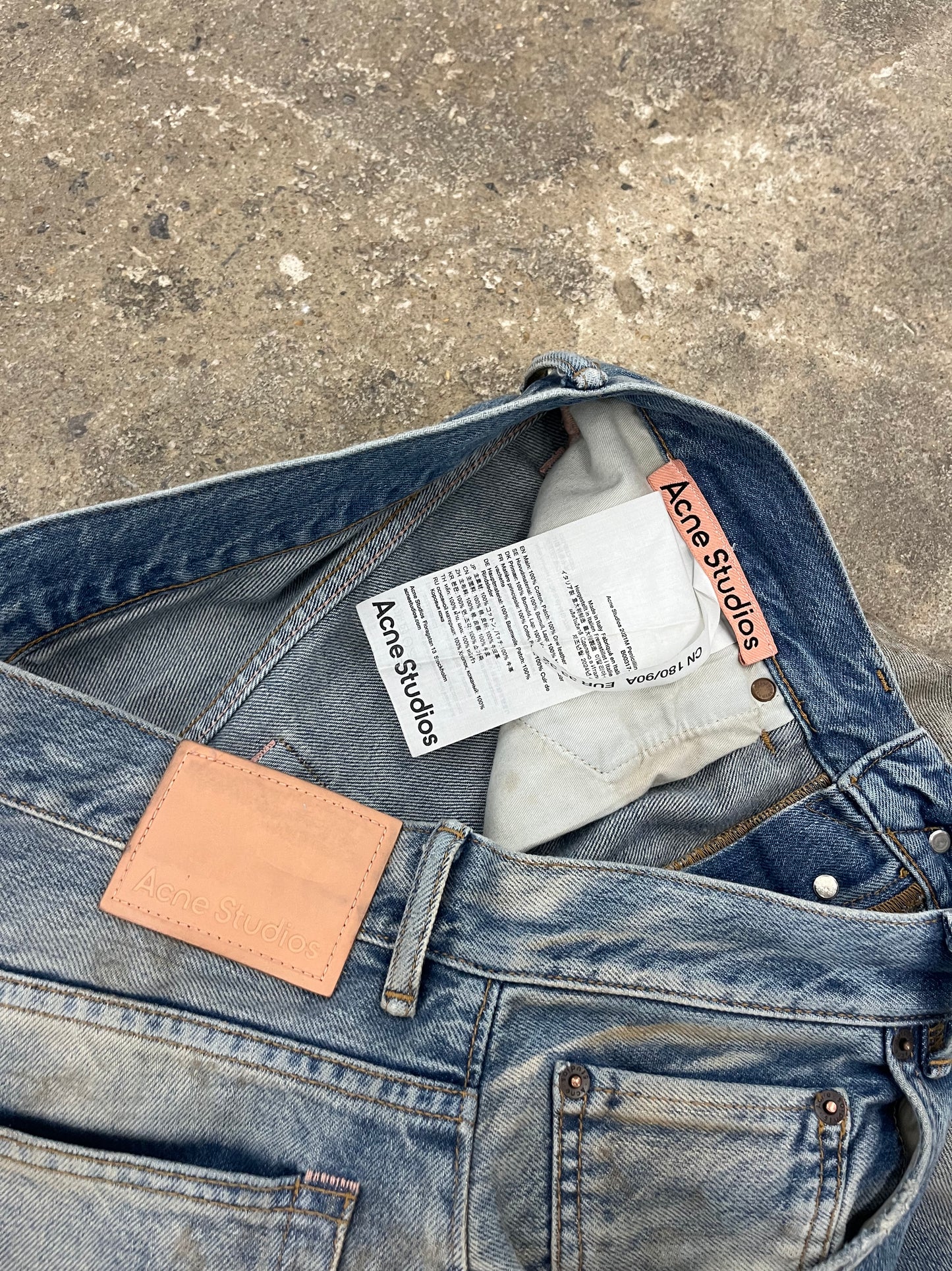 Acne Studios Mud Wash Denim