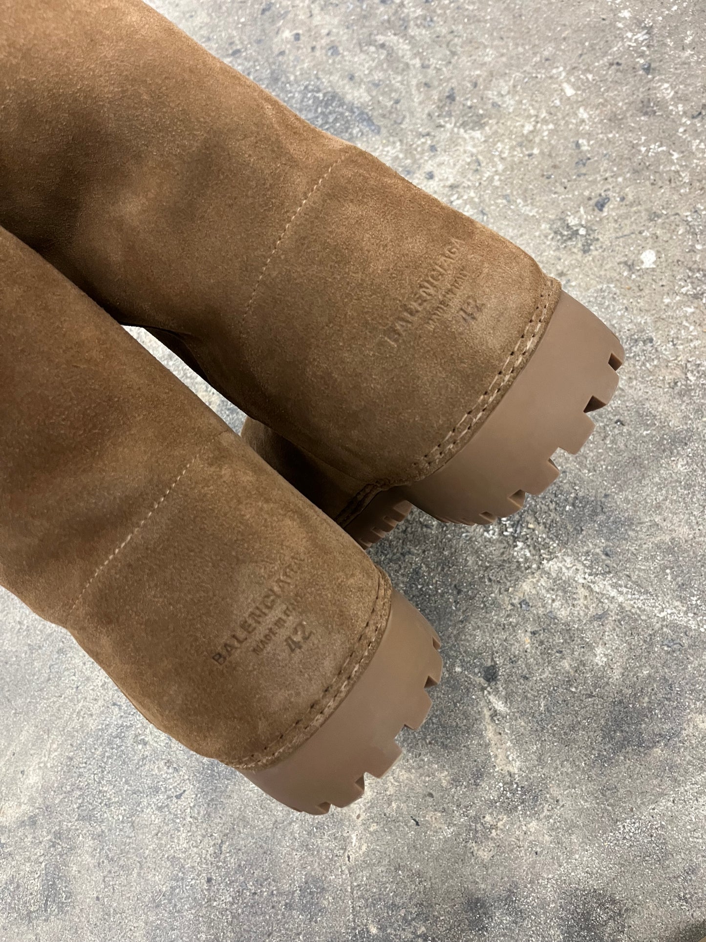 Balenciaga Suede Alaska Boots