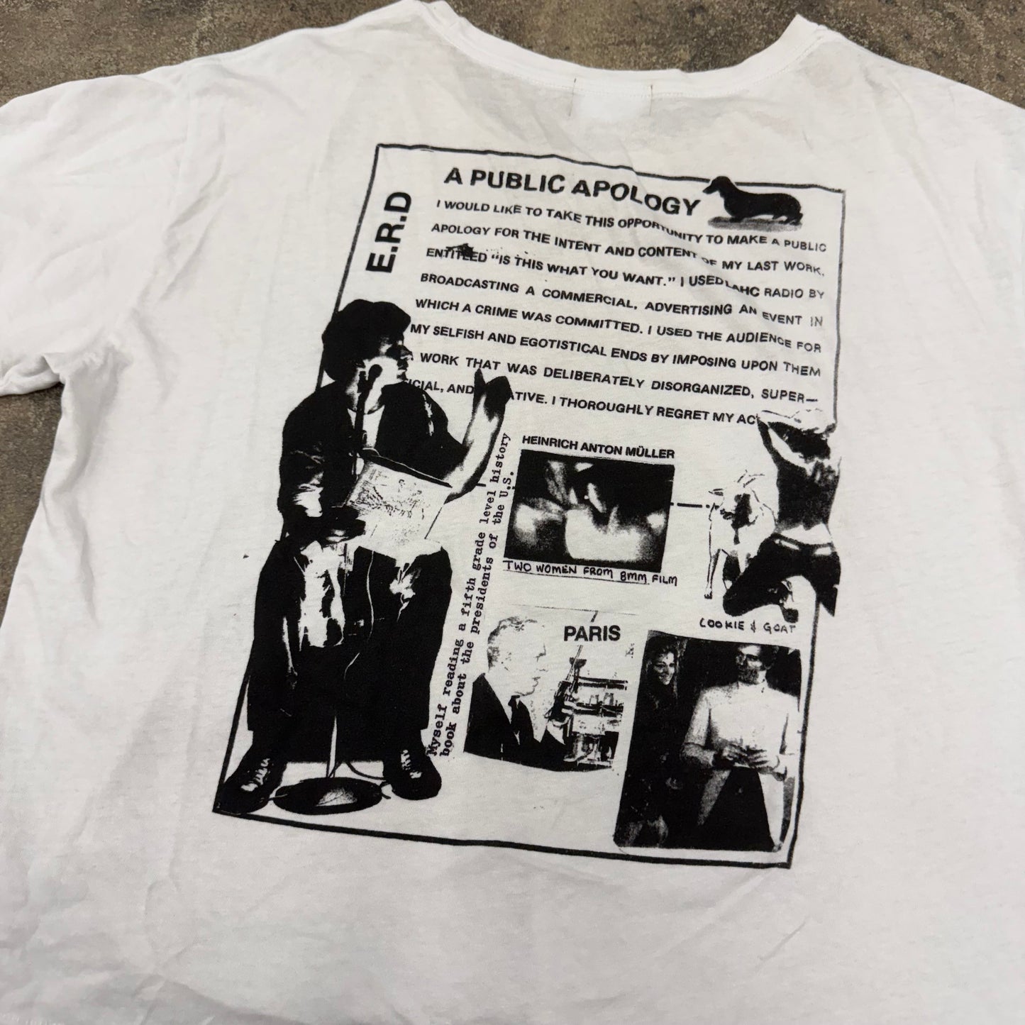 Enfants Riches Deprimes Public Apology Tee