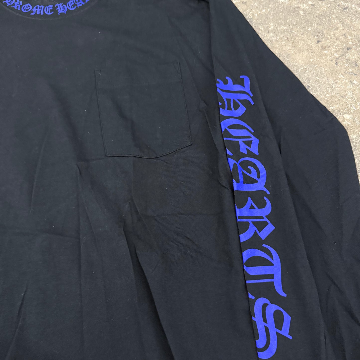 Chrome Hearts 1988 Blue Script Longsleeve