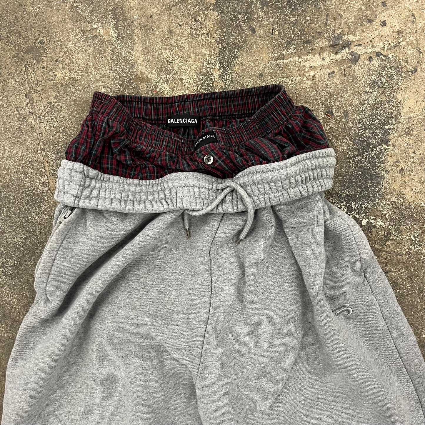 Balenciaga Trompe Loeil Boxer Sweats