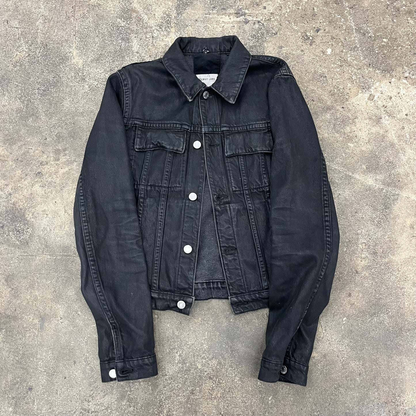 Helmut Lang Waxed Denim Jacket