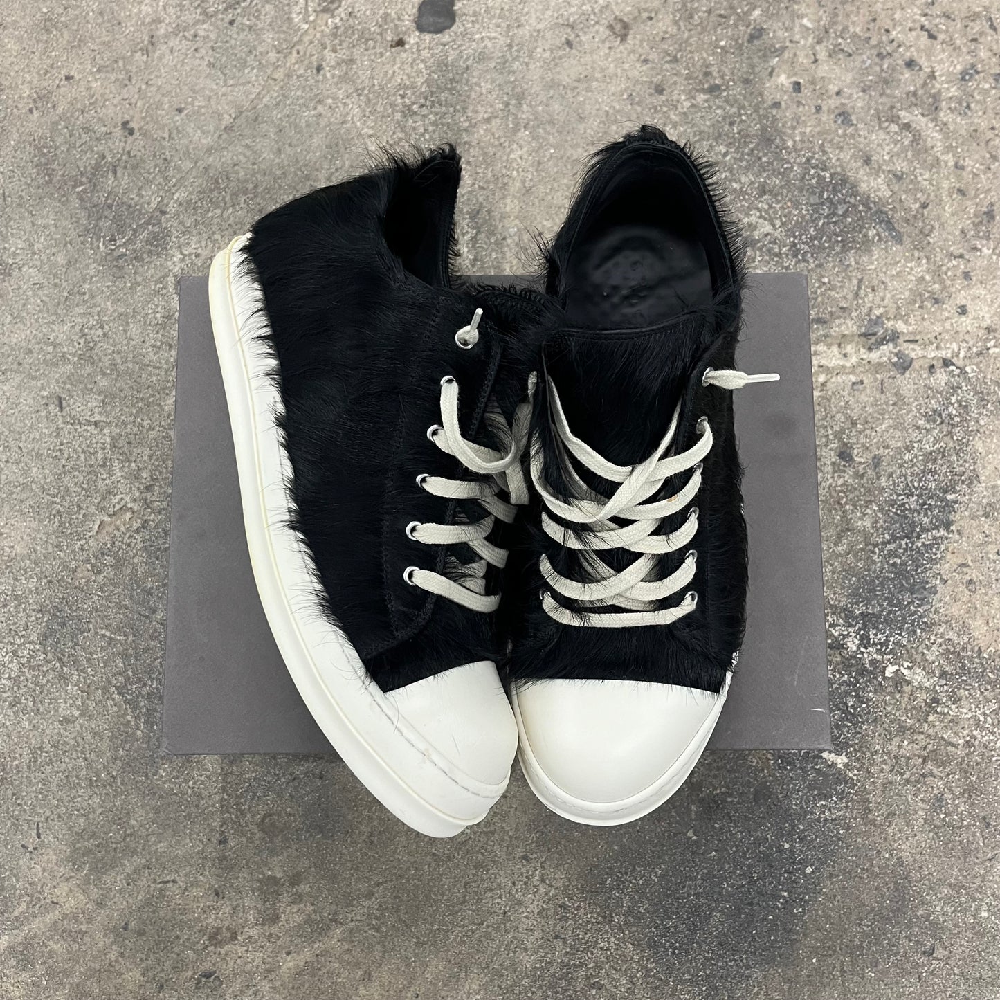 Rick Owens Pony Hair Ramones