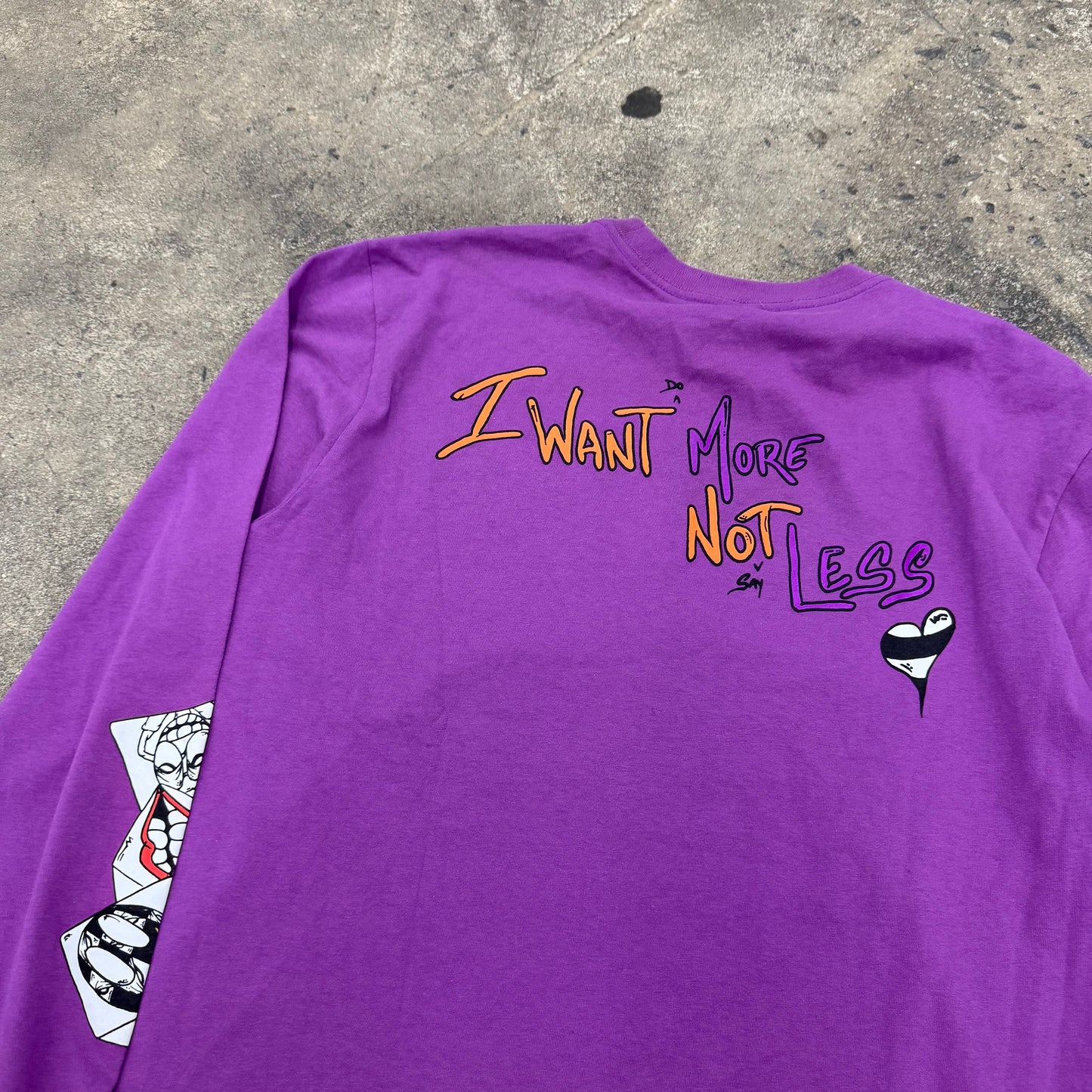 Chrome Hearts Matty Boy ‘I Want More not Less’ Longsleeve Shirt