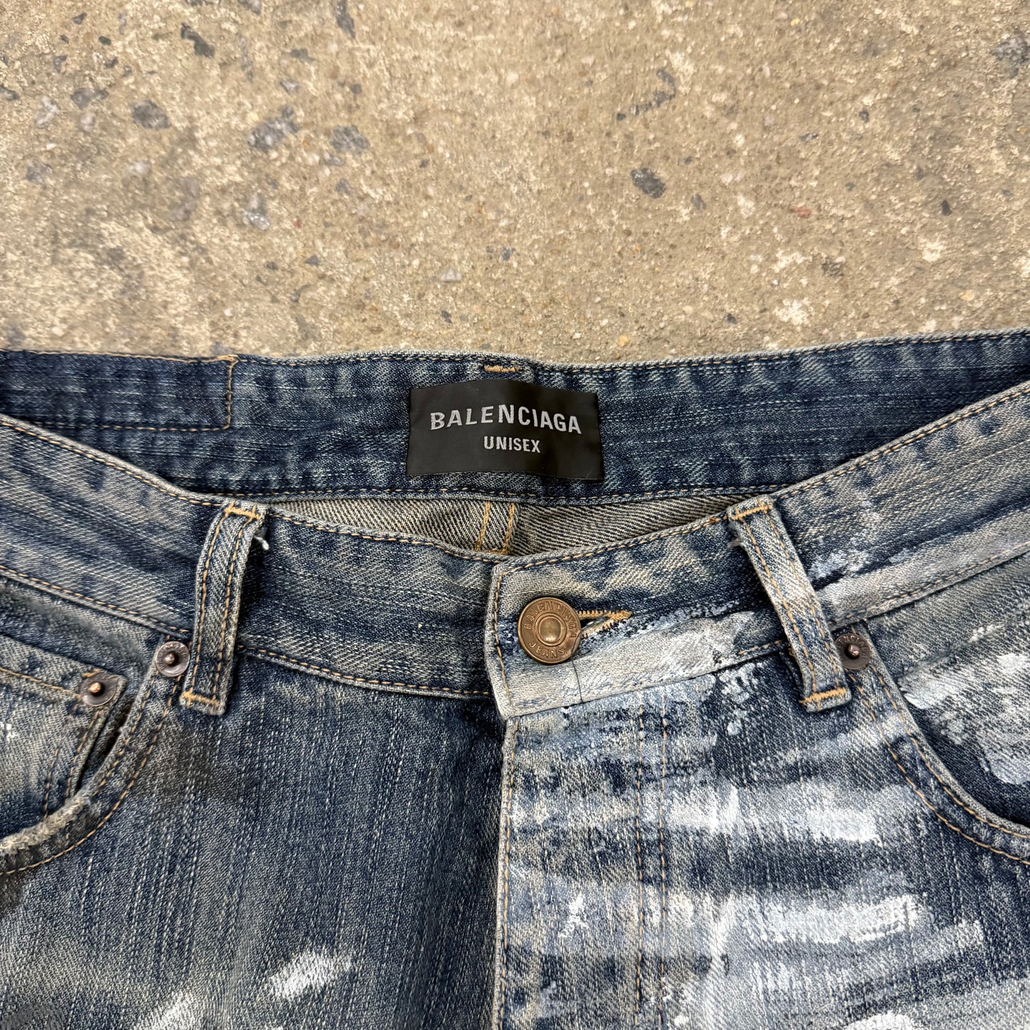 Balenciaga Graffiti Denim
