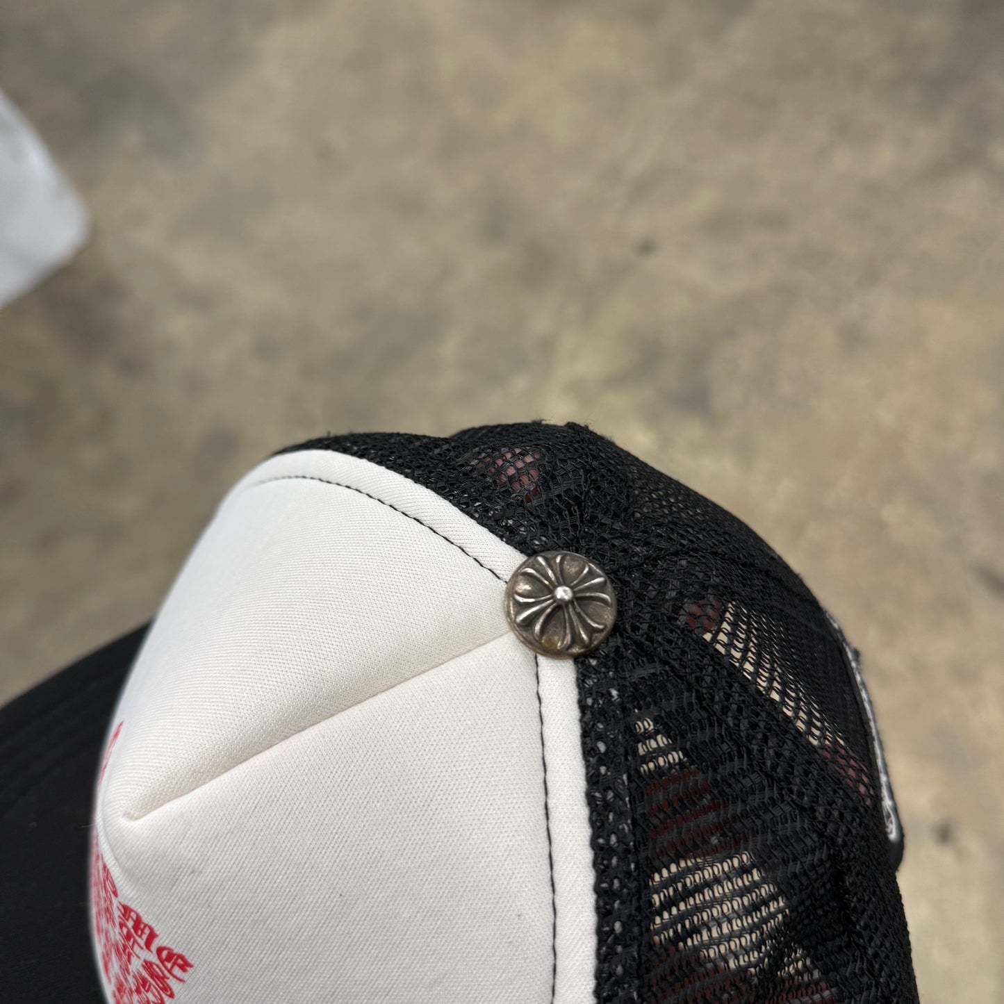 Chrome Hearts Eye Chart Trucker Hat