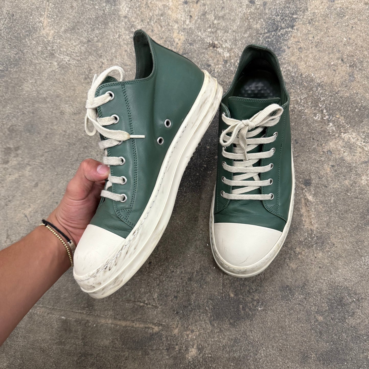 Rick Owens Green Mainline Ramones