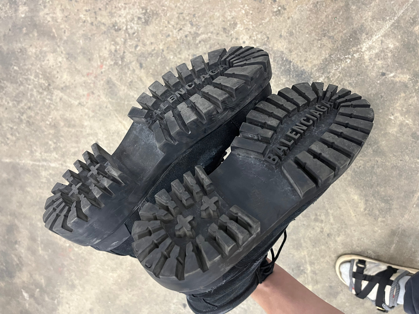 Balenciaga Distressed Strike Boot
