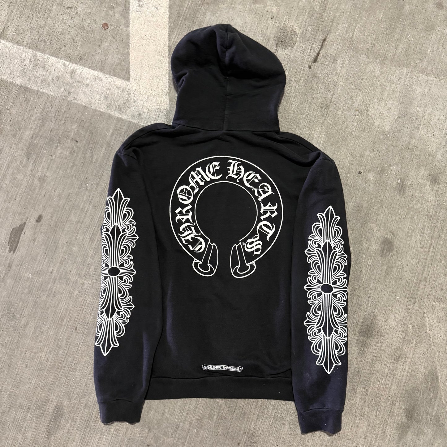 Chrome Hearts Horseshoe Floral Hoodie