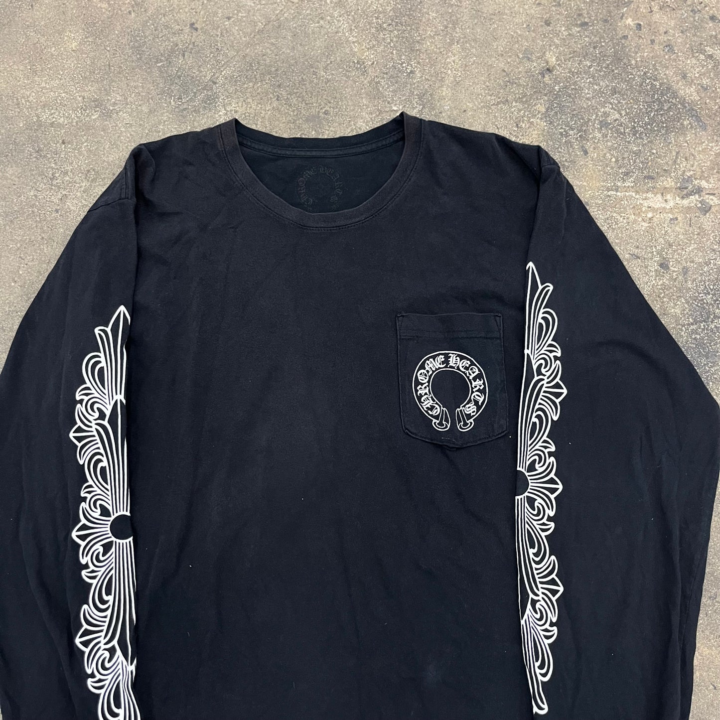 Chrome Hearts Floral Horseshoe Longsleeve shirt