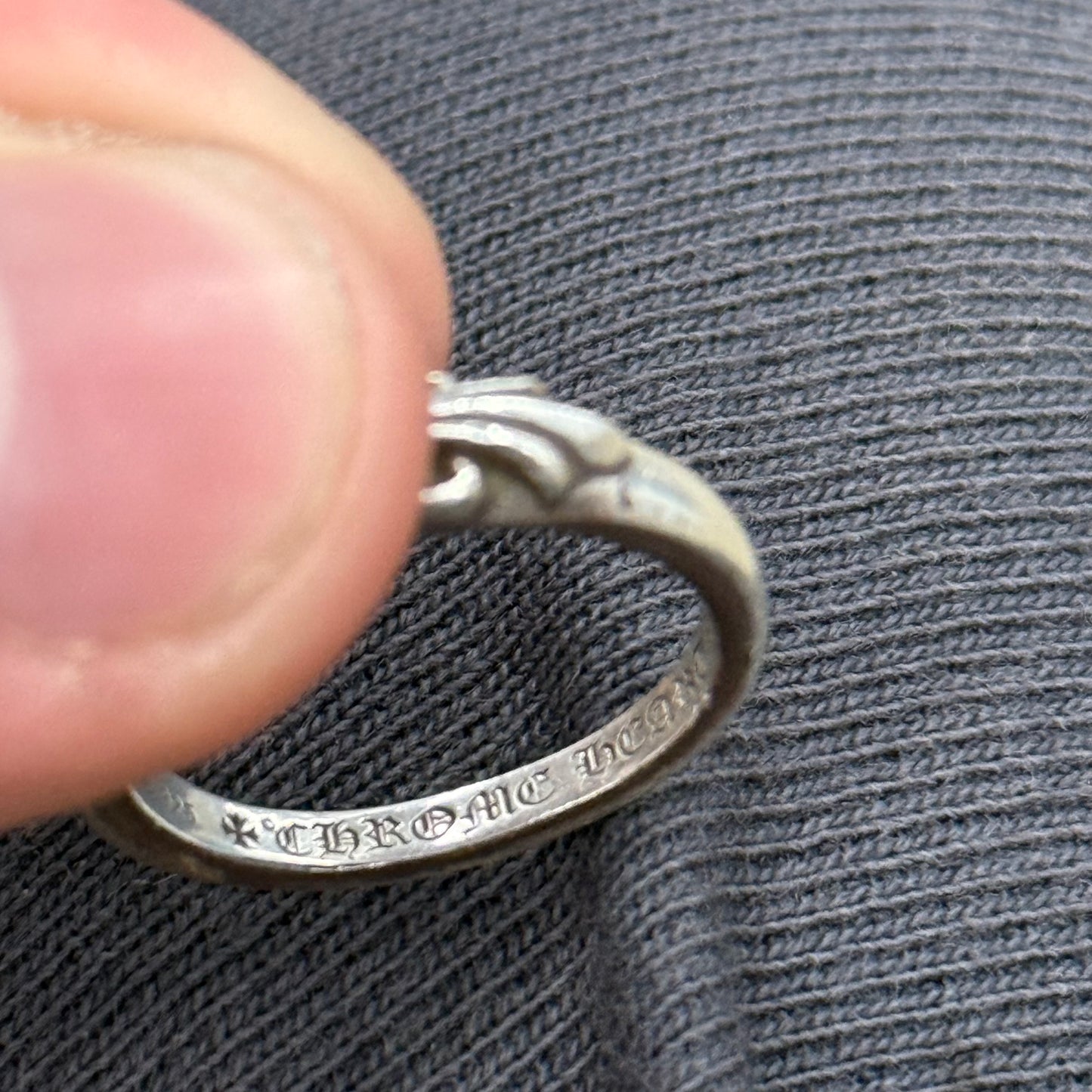 Chrome Hearts Double Floral Ring