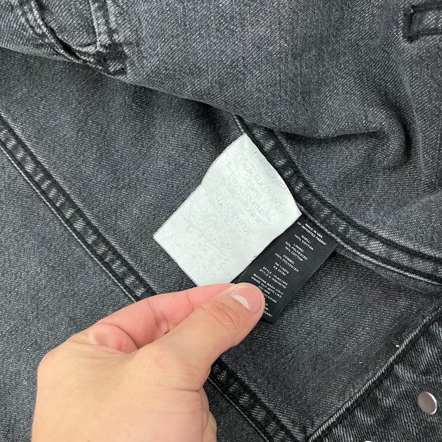 Helmut Lang Waxed Denim Jacket