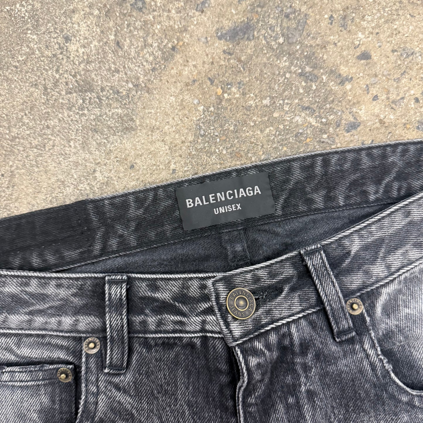 Balenciaga Distressed Denim
