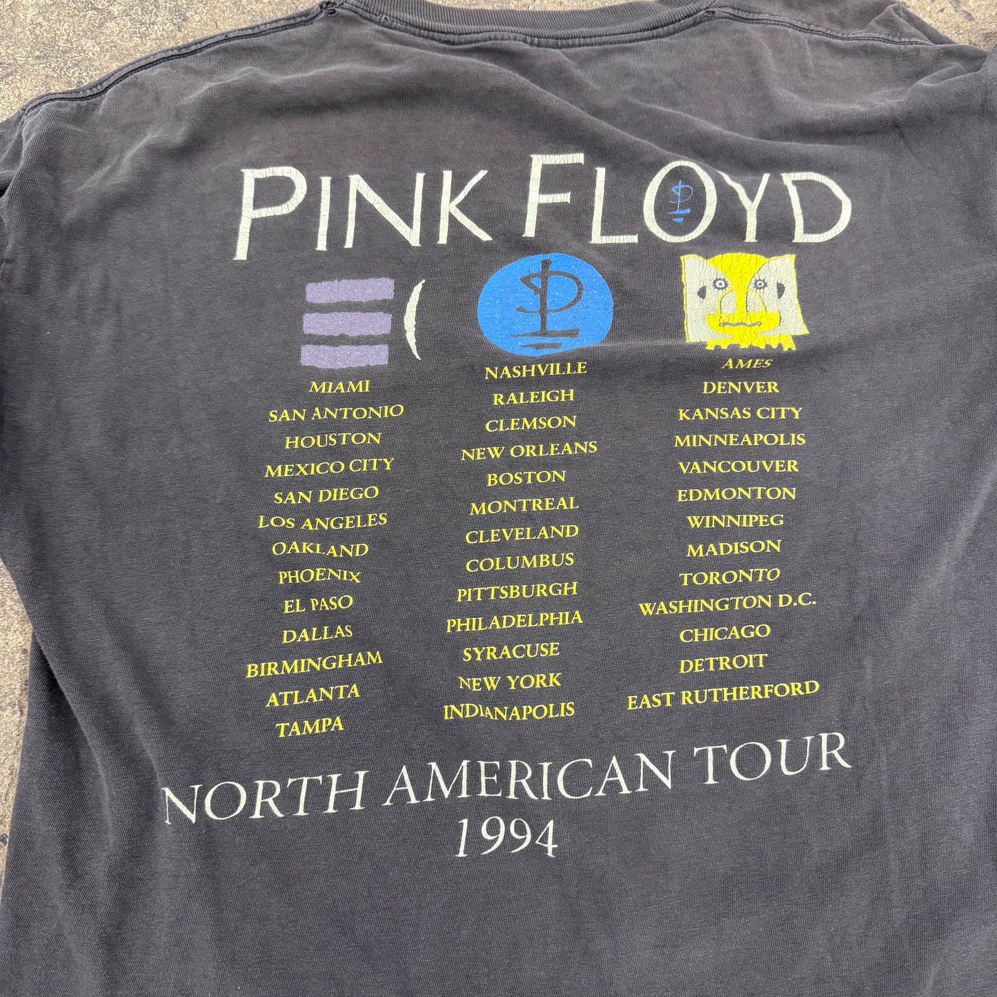 Vintage Pink Floyd 94 Tour tee
