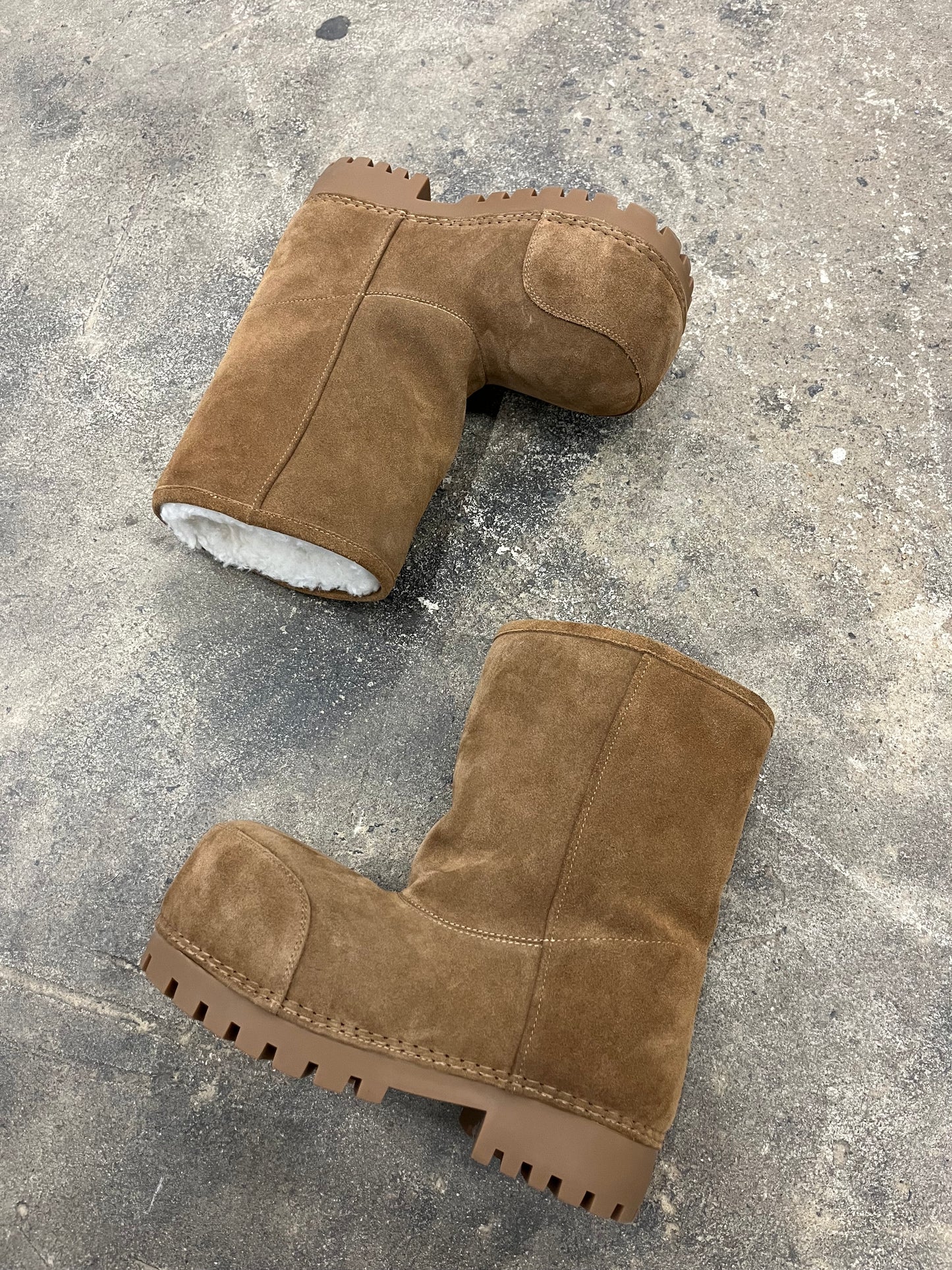 Balenciaga Suede Alaska Boots