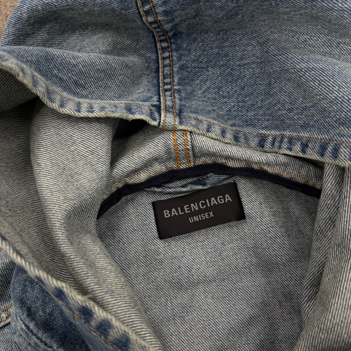Balenciaga Denim Hoodie