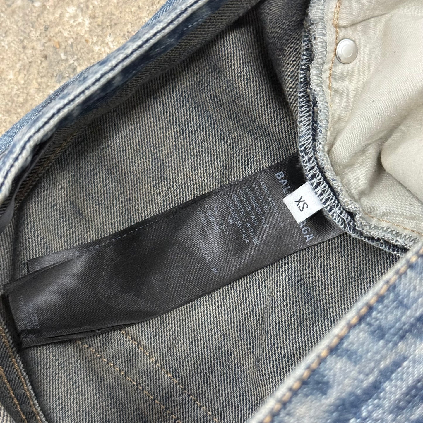 Balenciaga Graffiti Denim