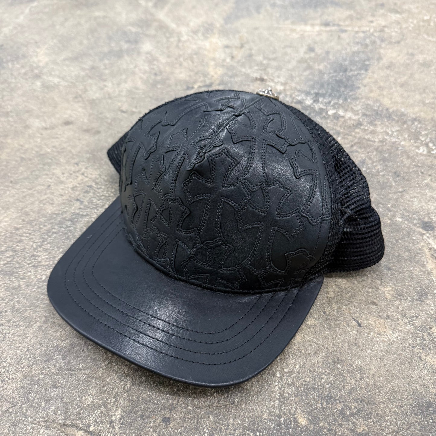 Chrome Hearts Cemetery Cross Trucker