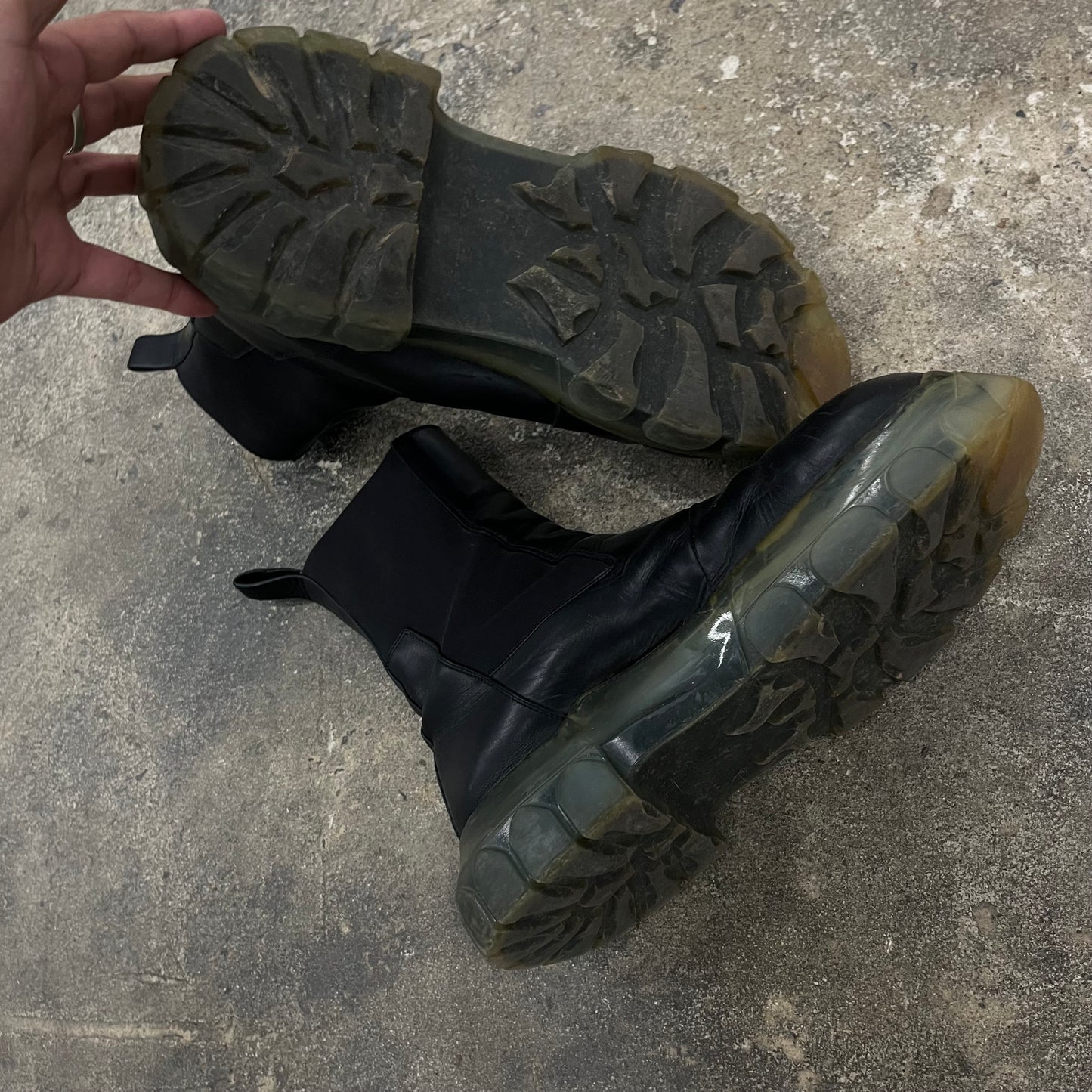 Rick Owens Tractor boots