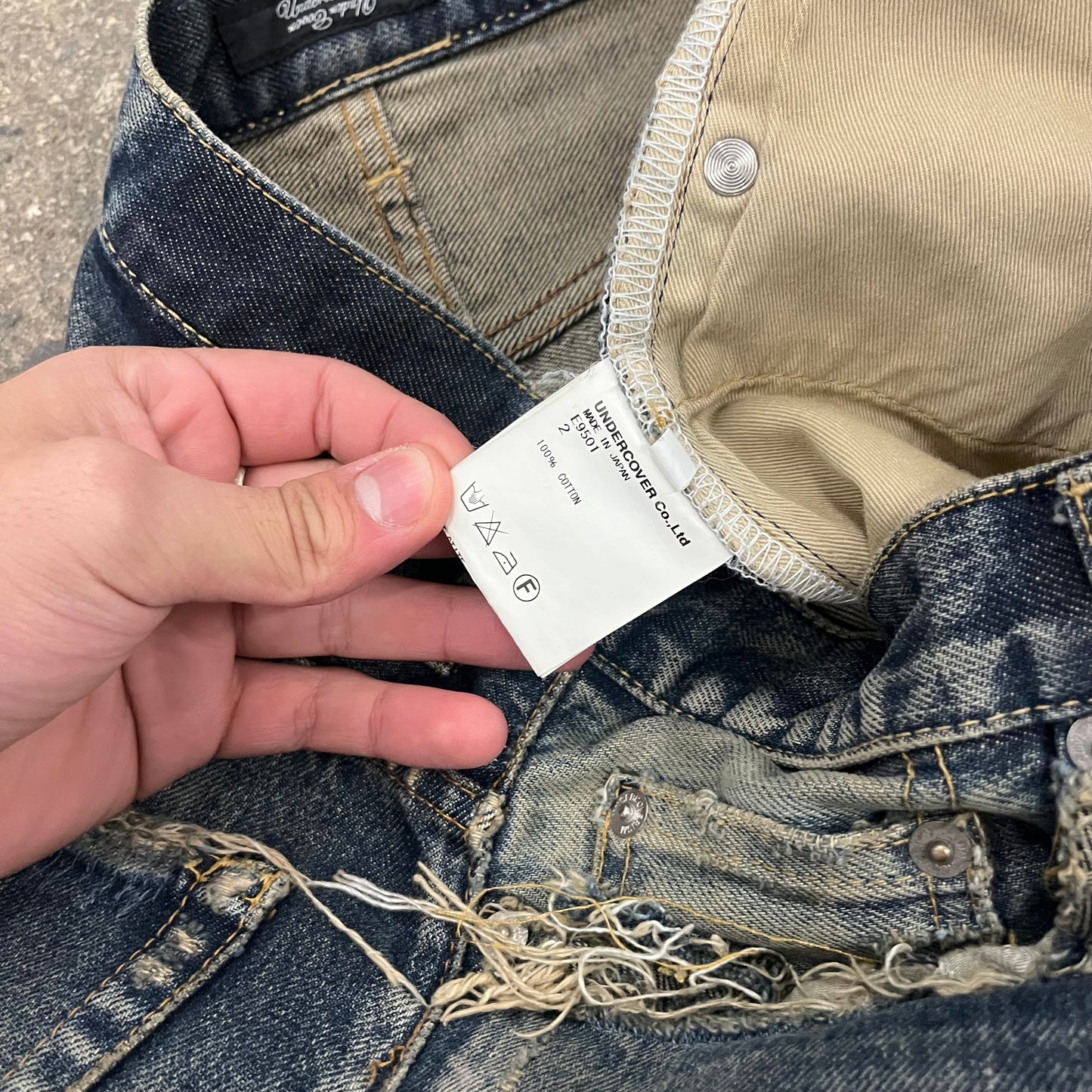 Undercover 68 Blue Yarn Denim