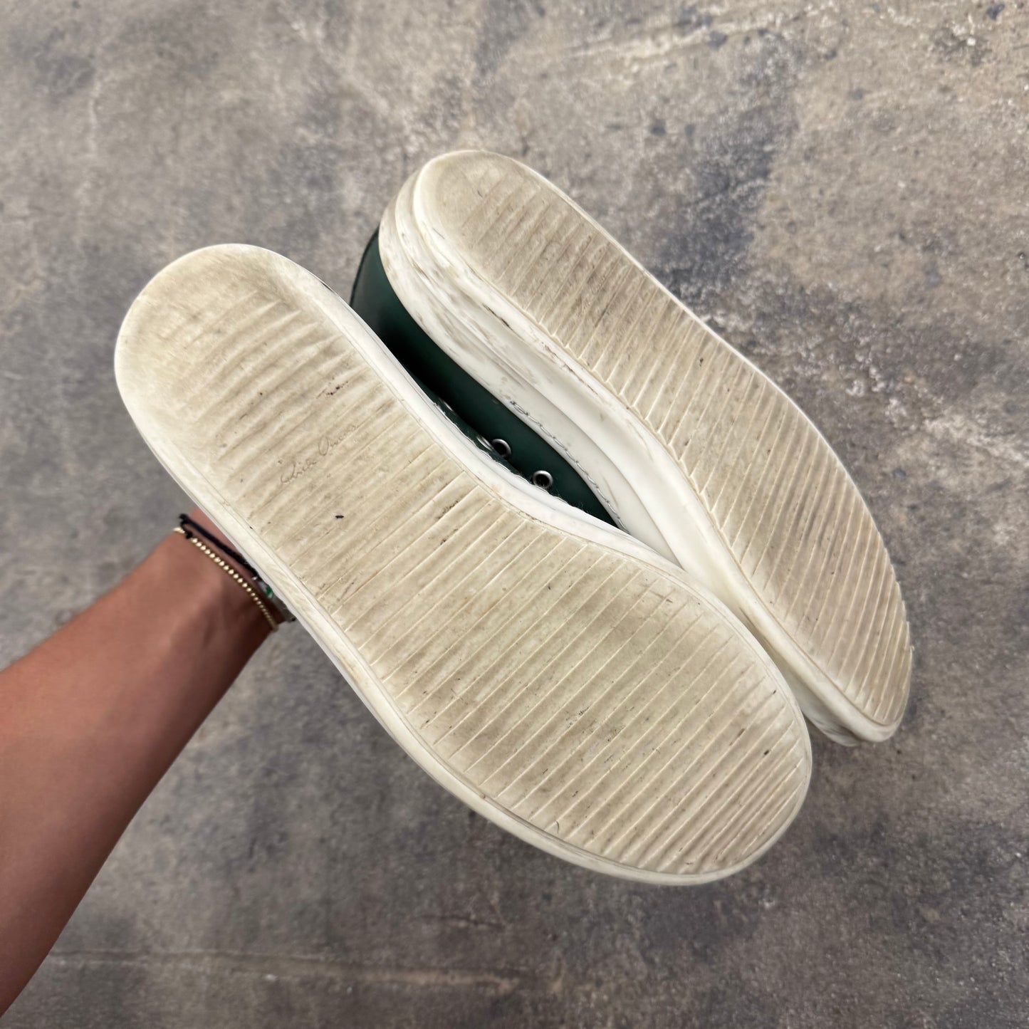 Rick Owens Green Mainline Ramones