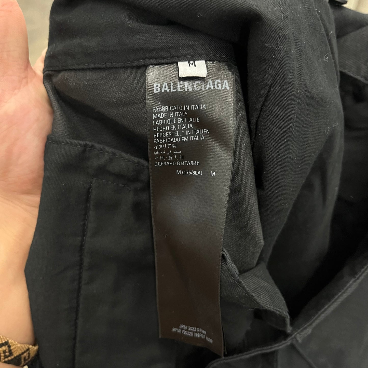 Balenciaga Black Kick Cargos