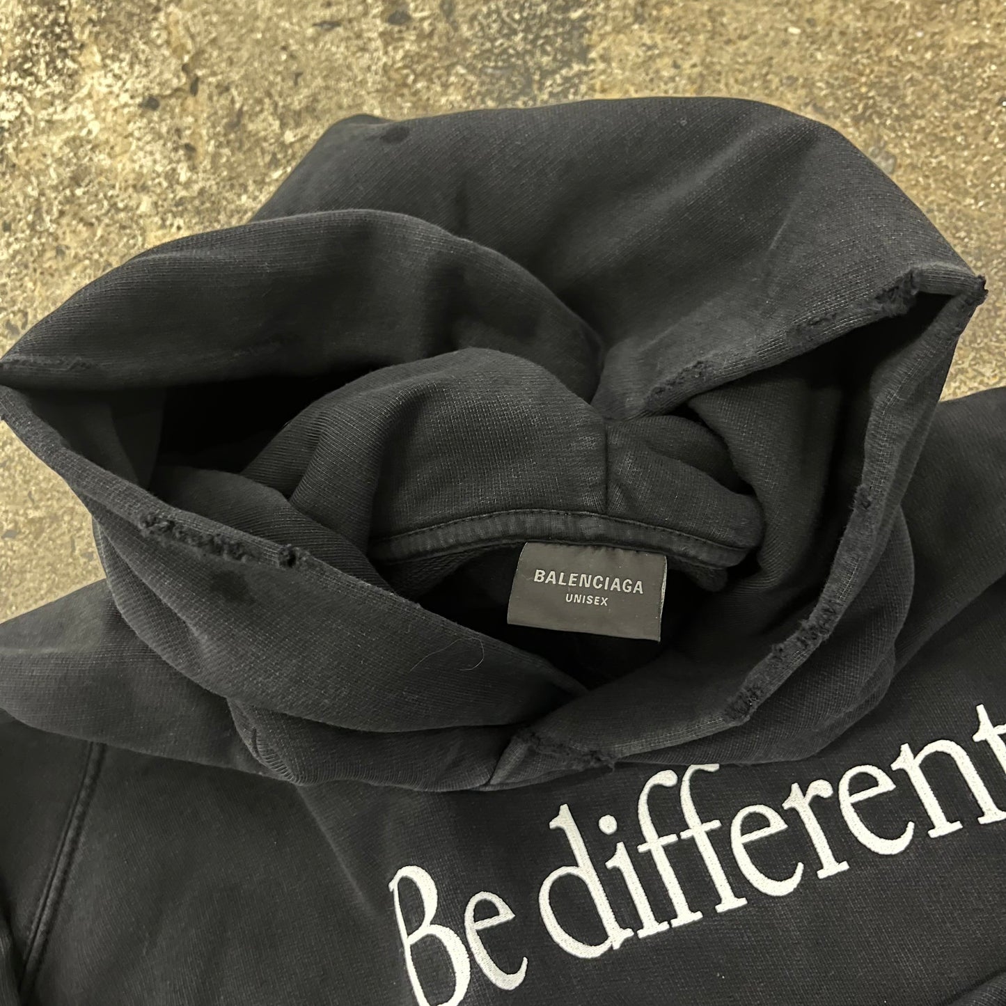 Balenciaga Be Different Layered Hoodie