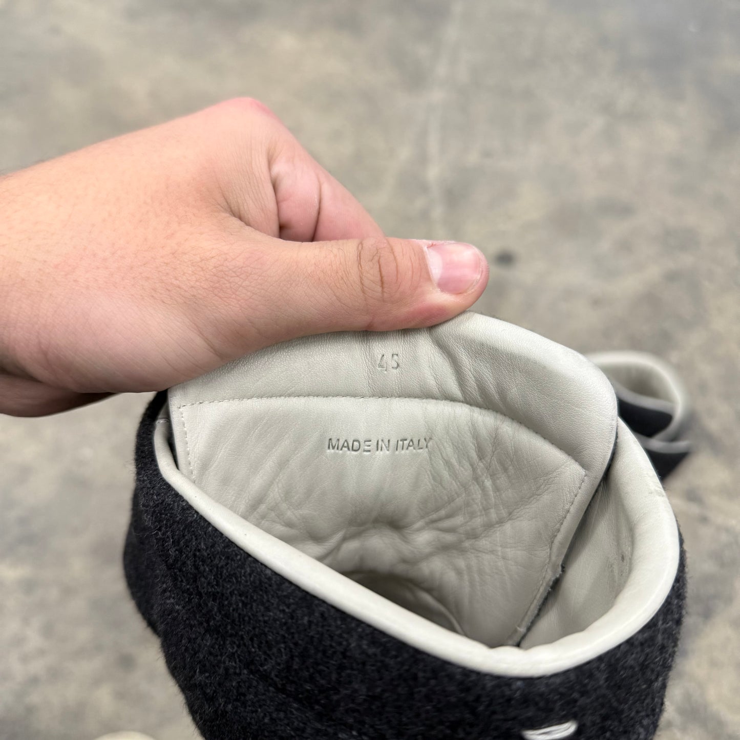 Maison Margiela Future in felt