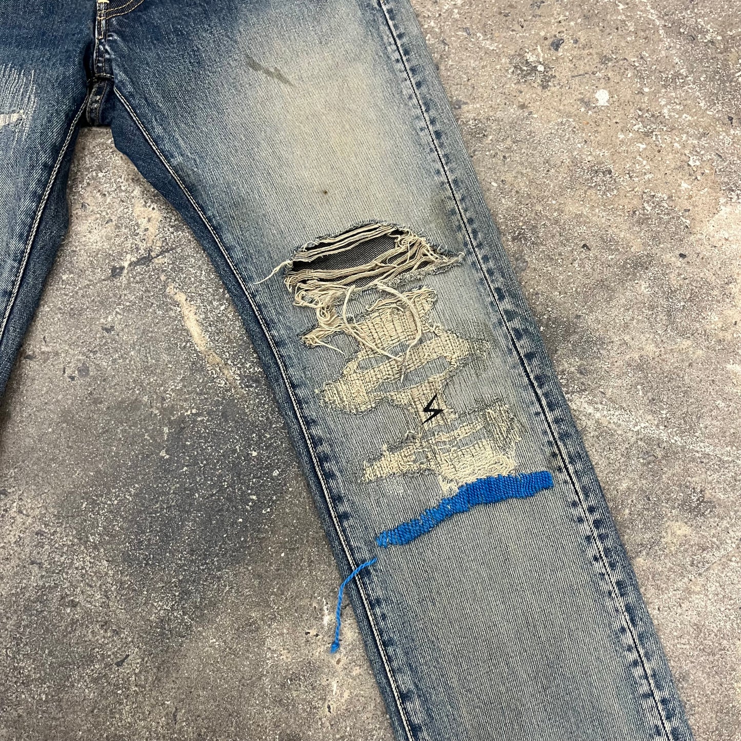 Undercover 68 Blue Yarn Denim