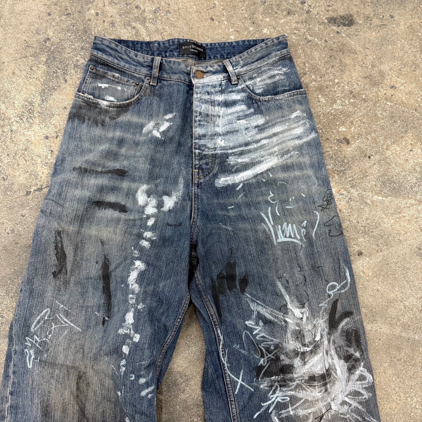 Balenciaga Graffiti Denim