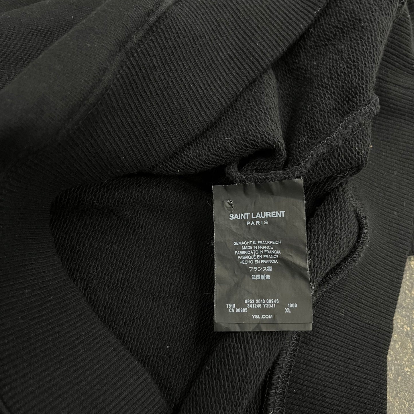 Saint Laurent Leather Padded Sweater