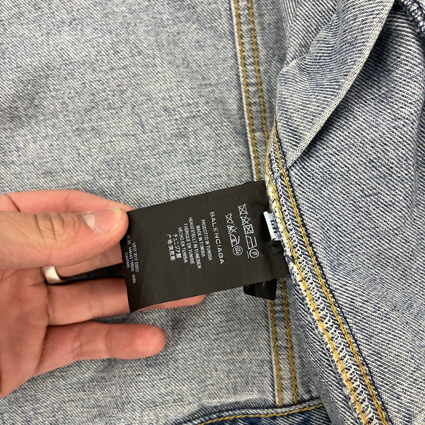 Balenciaga Swing Denim Jacket