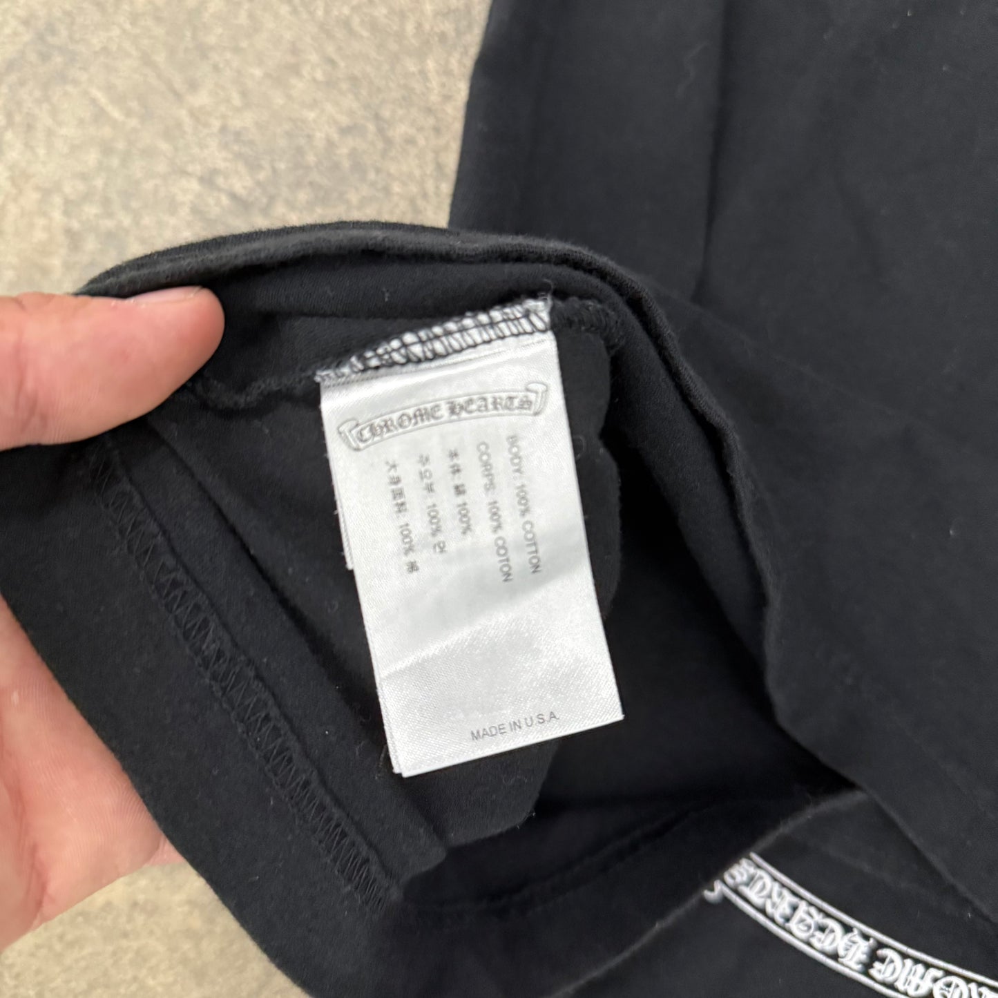 Chrome Hearts Horseshoe Black tee