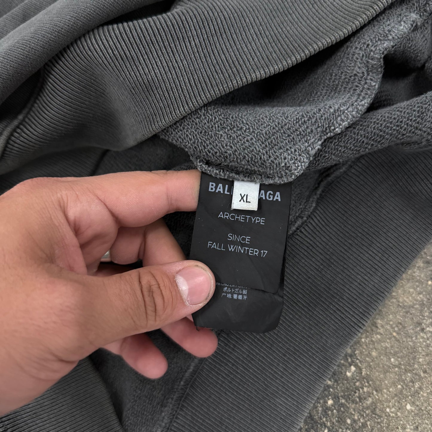 Balenciaga FW17 Paris Hoodie